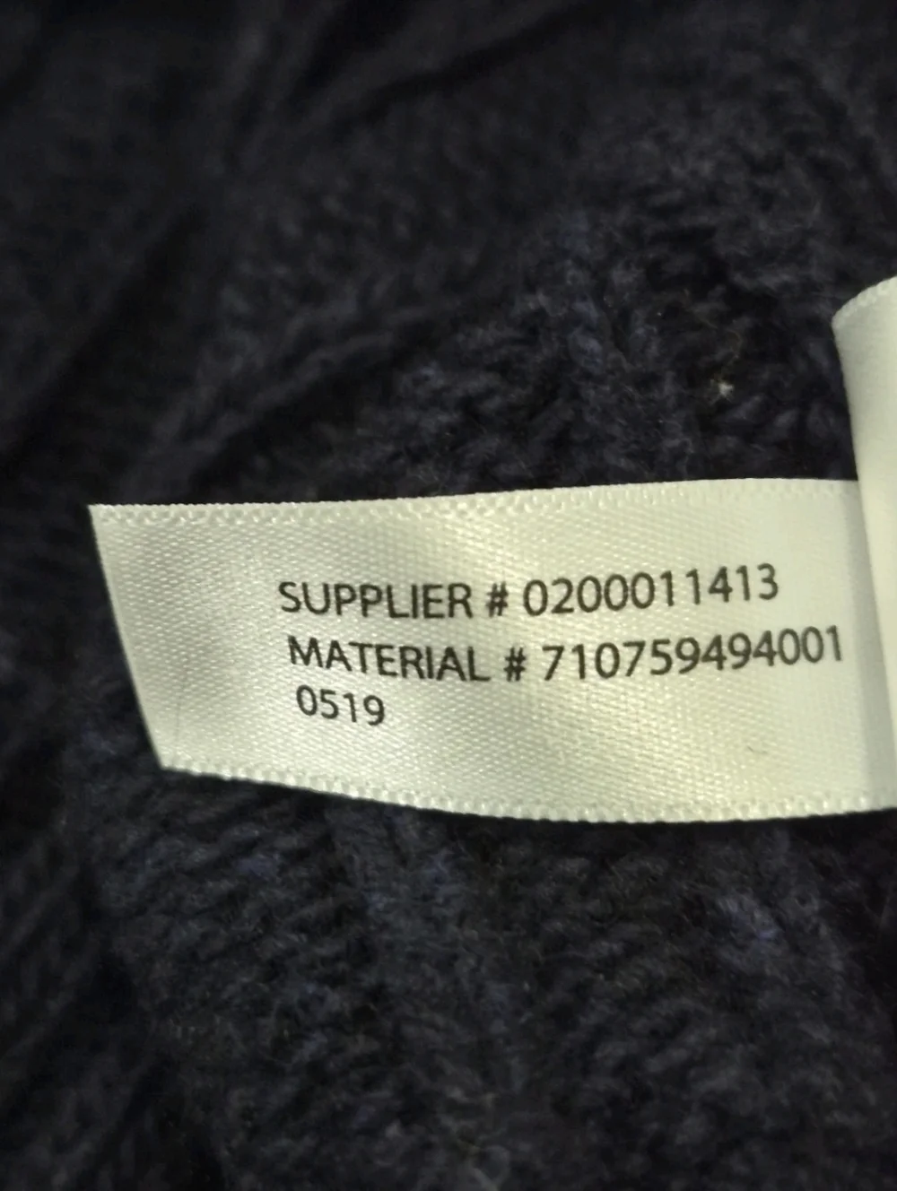 Ralph Lauren The Iconic Cricket Sweater Men's Navy Size XL